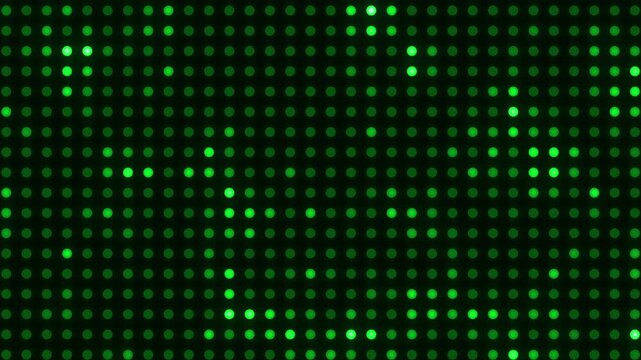 LEDが点滅する背景アニメーション（緑）