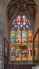 Fototapeta premium Colorful church window
