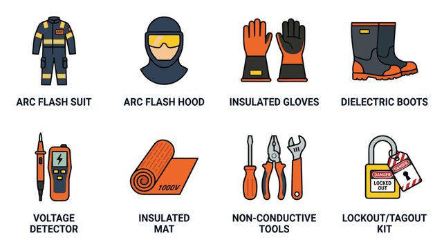 Personal Protective Equipment for Electrical Safety and Arc Flash Protection