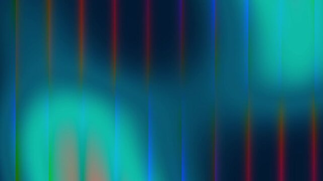 Fluid orange and teal vertical light distortion with a heat map aesthetic for creative data visualization and abstract energy concepts