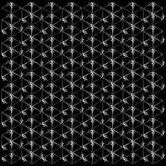 Fototapeta premium triangle abscract decorative luxary silver theme pattern