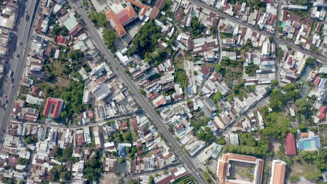 4K Drone Aerial of Cu Chi District in Vietnam