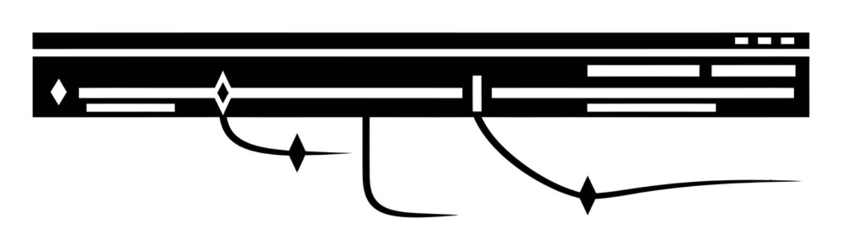 Motion Graphics Timeline - Vector Illustration