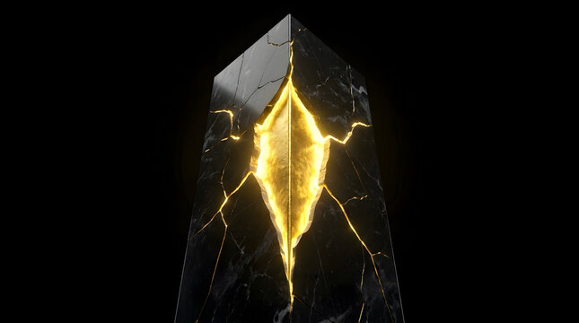 Luxury gold and black marble financial growth concept with rising graph, investment success and wealth management background with copy space