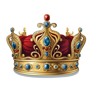 Regal Crown Illustration in Vector Art