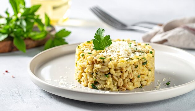 Graupenrisotto &ndash; Fine Dining