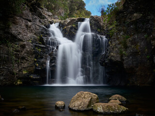 Madeira, Madera, Ilha da Madeira Cascata da Lagoa do Lajeado no final da Levada do Alecrim © filozofgrecki