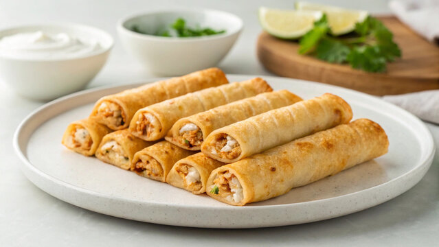 chicken flauta rolls