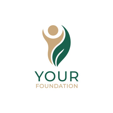 Welliva Wellness and Fitness Services Logo , Abstract Human Figure Logo, Wellness Centre logo, Charity foundation logo, Health logo