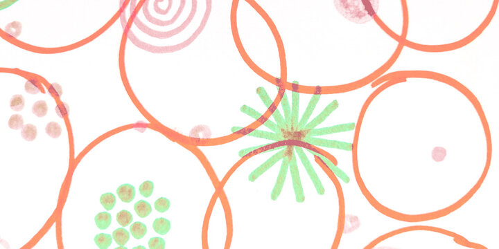 Dotted Pattern. Elegant Dots Flower. Elegant