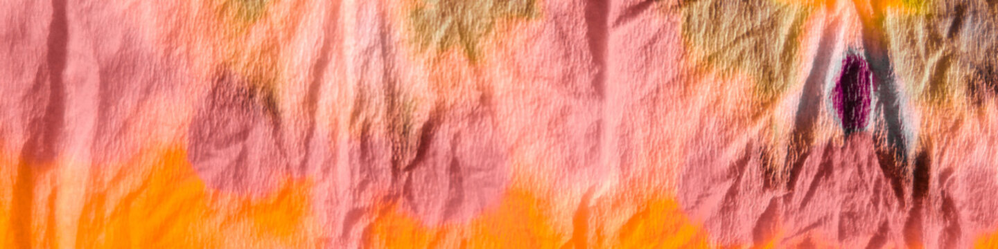 Sepia Tie Dye Brushes. Rose Abstract Spot. Pastel