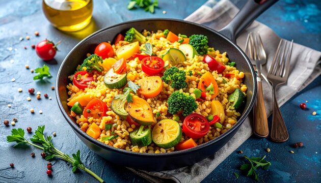 Vegane Graupenpfanne &ndash; Vegan Trend