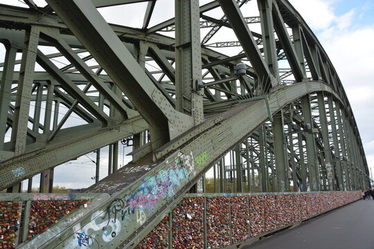 ドイツ ケルンのホーエンツォレルン橋