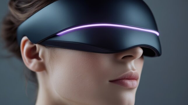 Futuristic Neuro Headgear Luxury Style