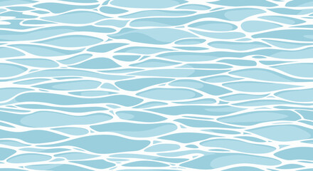 Fototapeta premium Abstract Blue Water Surface Ripples Pattern