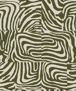 abstract animal skin seamless pattern in olive color texture textile 