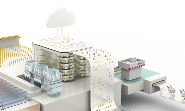 Cloud computing electronic technology circuit board mini workstation