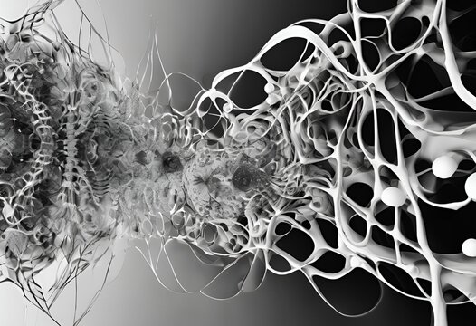 Complex fractal geometry created using recursive mathematical formulas producing infinite detailed and symmetrical visual patterns.