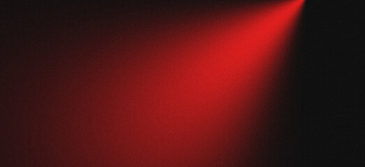 Red Spotlight Beam, Dramatic Stage Light Effect Isolated Vector Illustration,  red light cone, theater lighting effect, glowing spotlight vector, red ray illustration, focus light graphic. © Noy