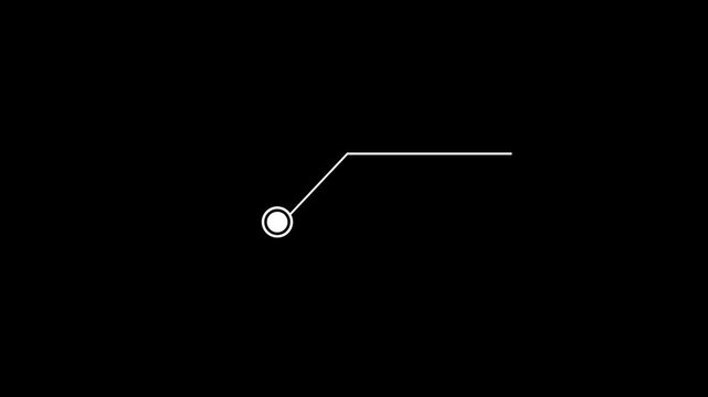 Minimal HUD Callout Frame Lines Animation on Black Background &ndash; Simple UI Text Callouts 4K Motion Graphics.