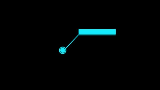 Minimal HUD Callout Frame Lines Animation on Black Background &ndash; Simple UI Text Callouts 4K Motion Graphics.