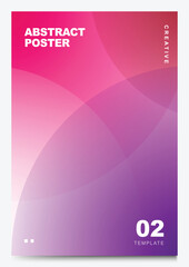 Fototapeta premium Dark and Vibrant Smooth Blurred Gradient Abstract Poster Background Template Vector Design for Elegant Night Event Cover and Modern Web Banner Graphic EPS
