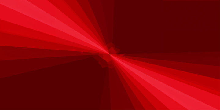 Abstract red background with glowing light rays and flowing lines in a dark space creating an energetic modern design pattern