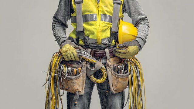 Professional CCTV installation concept highlighting fine mechanical adjustments and outdoor security readiness