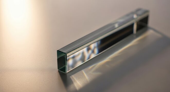 Prism of Light Dispersion Refraction Phenomenon Science Education Optics Experiment Spectroscopic Analysis Light Bending Effect Physics Teaching Tool Demonstration Apparatus