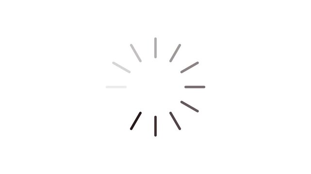 Loading Animation Loop | Buffering Progress Indicator | UI Spinner