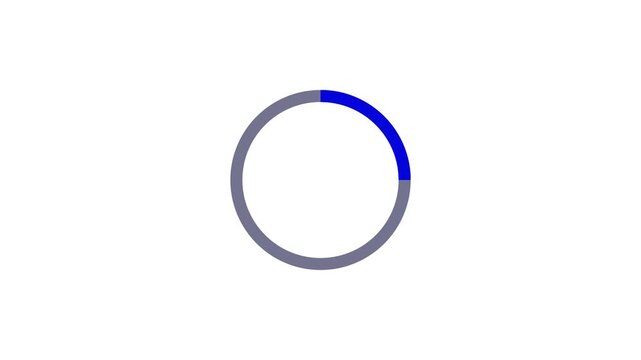 Loading Animation Loop | Buffering Progress Indicator | UI Spinner