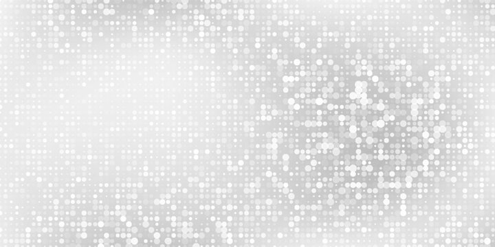 Modern dotted foil background with metal mirror texture. Chrome gradient surface with light gloss design abstract
