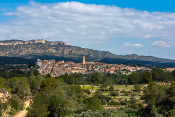 Obraz premium Pinell de Brai is a municipality in the Tierra Alta region, Tarragona province, Catalonia, Spain