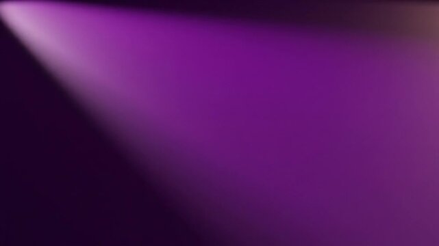 A soft purple gradient fades into darkness. Light illuminates the upper left corner.