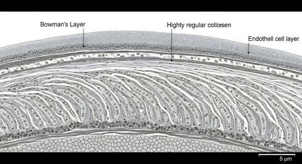 Fototapeta premium Detailed diagram of earth's layers for geological studies and educational purposes
