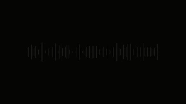 Music bar logo animation 4k