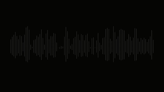 Music bar logo animation 4k
