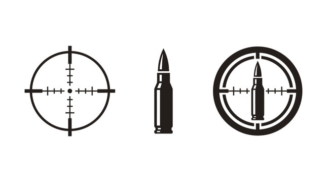 Target Scope and Bullet Icons