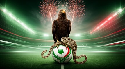 mexico, copa del mundo, estadio, futbol, mundial, ave, aguilas, pico, animal, azores, depredador, fauna, naturaleza, presa, ave de presa, emplumar, café, inhospitalario, cetrería, cazador, águila real