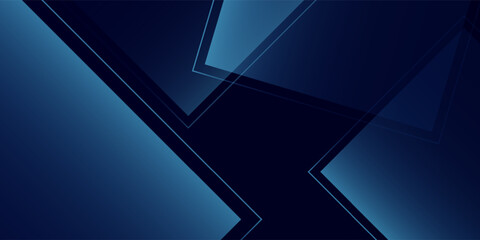 Obraz premium Polygon square shapes with blue 3d background. Suit for ads, backdrop, banner, wallpaper or poster