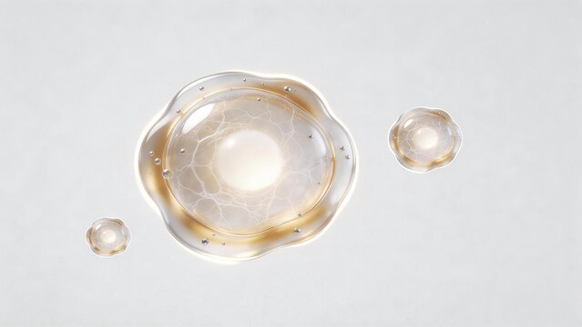 Bubbles with intricate patterns