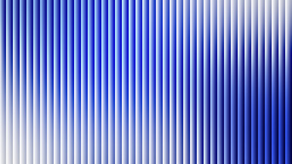 Obraz premium Abstract blue and white ribbed glass background with vertical fluted lines and soft gradient for modern minimalist design