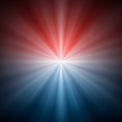 Fototapeta premium Abstract burst of light a vibrant spectrum of red white and blue