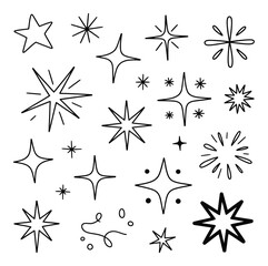 Obraz premium Starburst Shapes Vector Illustration