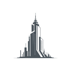 Fototapeta premium Abstract Modern Skyscraper Building Architecture Concept
