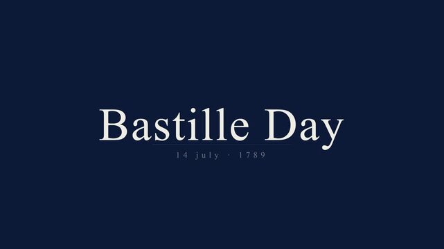 Bastille Day 14 July 1789
