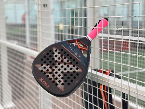 Vilamoura, Portugal, March 11, 2026. Padel racket nox