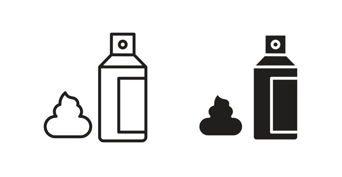 Hair mousse icon for web design. icon symbol vector