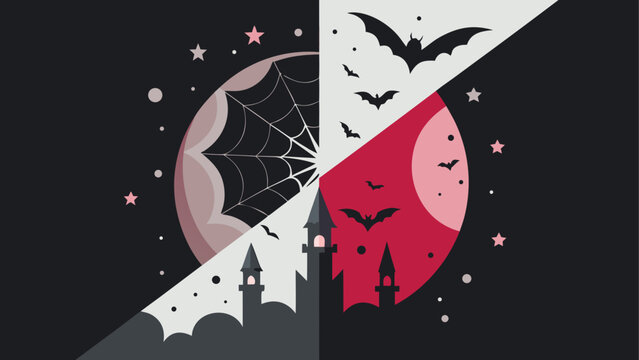 Silhouette of basketball player dunking with shattered glass effect