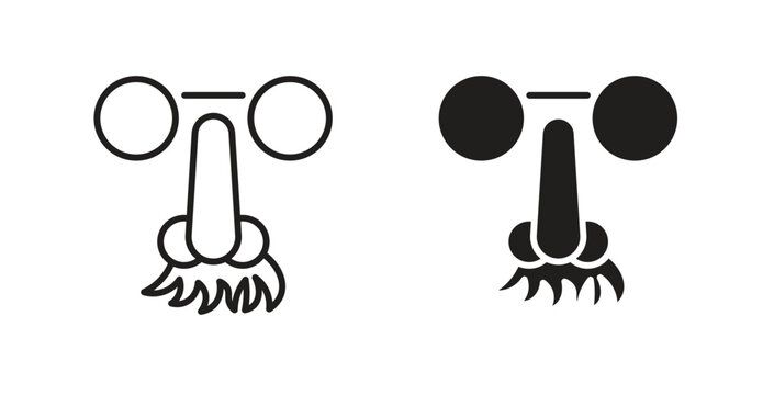 Joke day icon for web design. icon symbol vector